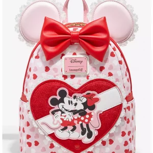 Loungefly Disney Mickey & Minnie - Valentine's Day Ears Chocolate Scented - Sac à dos