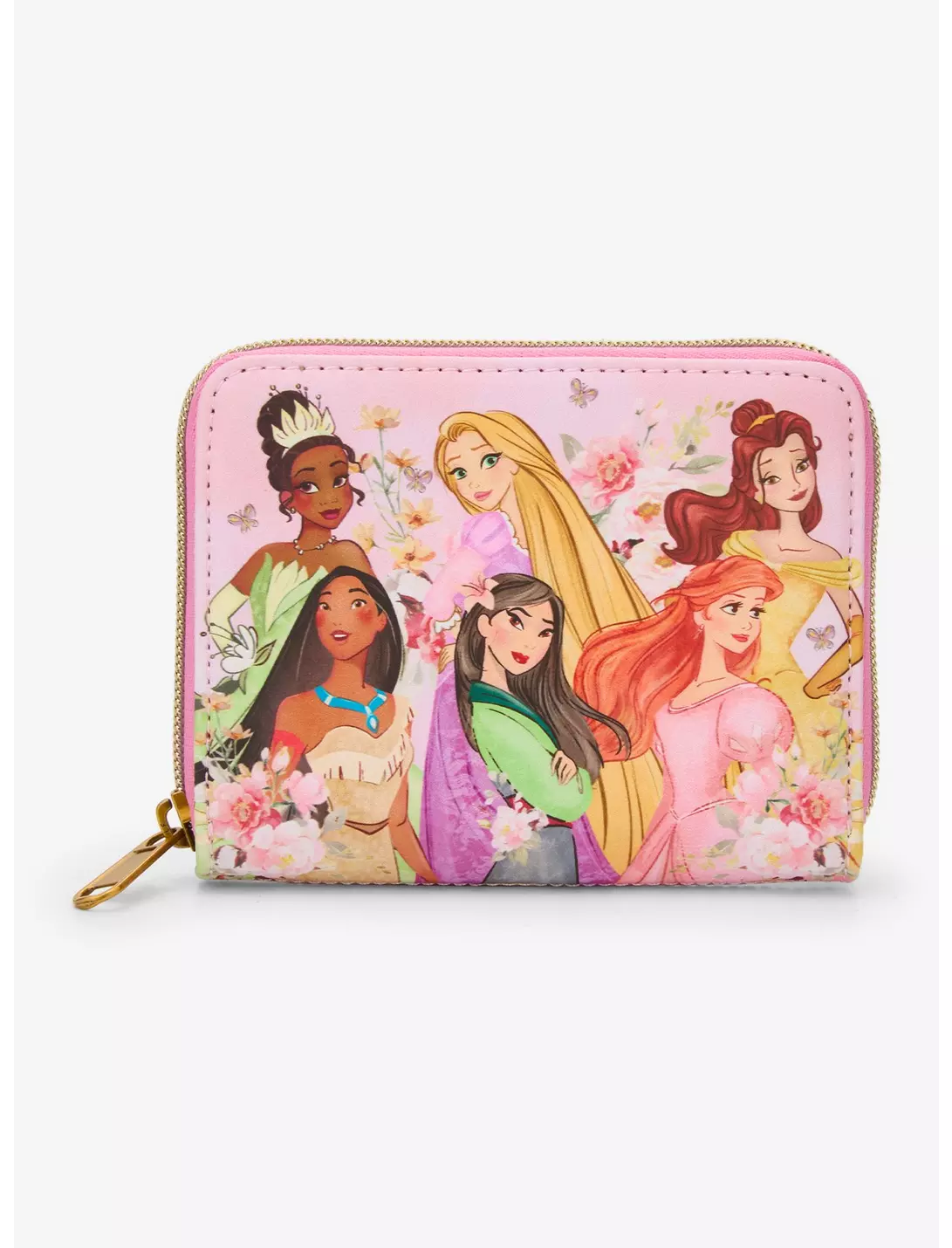 Loungefly Disney - Princess Group Pink - Portefeuille Loungefly Disney - Princess Group Pink - Portefeuille