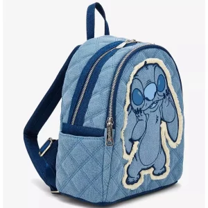 Loungefly Disney - Stitch Denim - Sac à dos 2 Loungefly Disney - Stitch Denim - Sac à dos