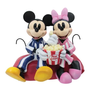 Figurine Mickey & Minnie Soirée pyjama - Disney Showcase