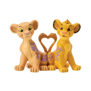 Figurine Nala et Simba Cœur - Disney Traditions