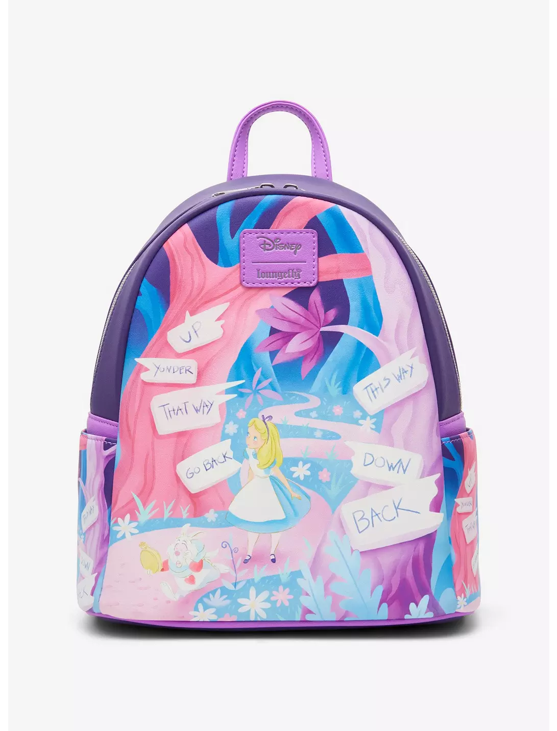 Loungefly Disney - Alice au pays des merveilles Signs - Sac à dos Loungefly Disney - Alice au pays des merveilles Signs - Sac à dos