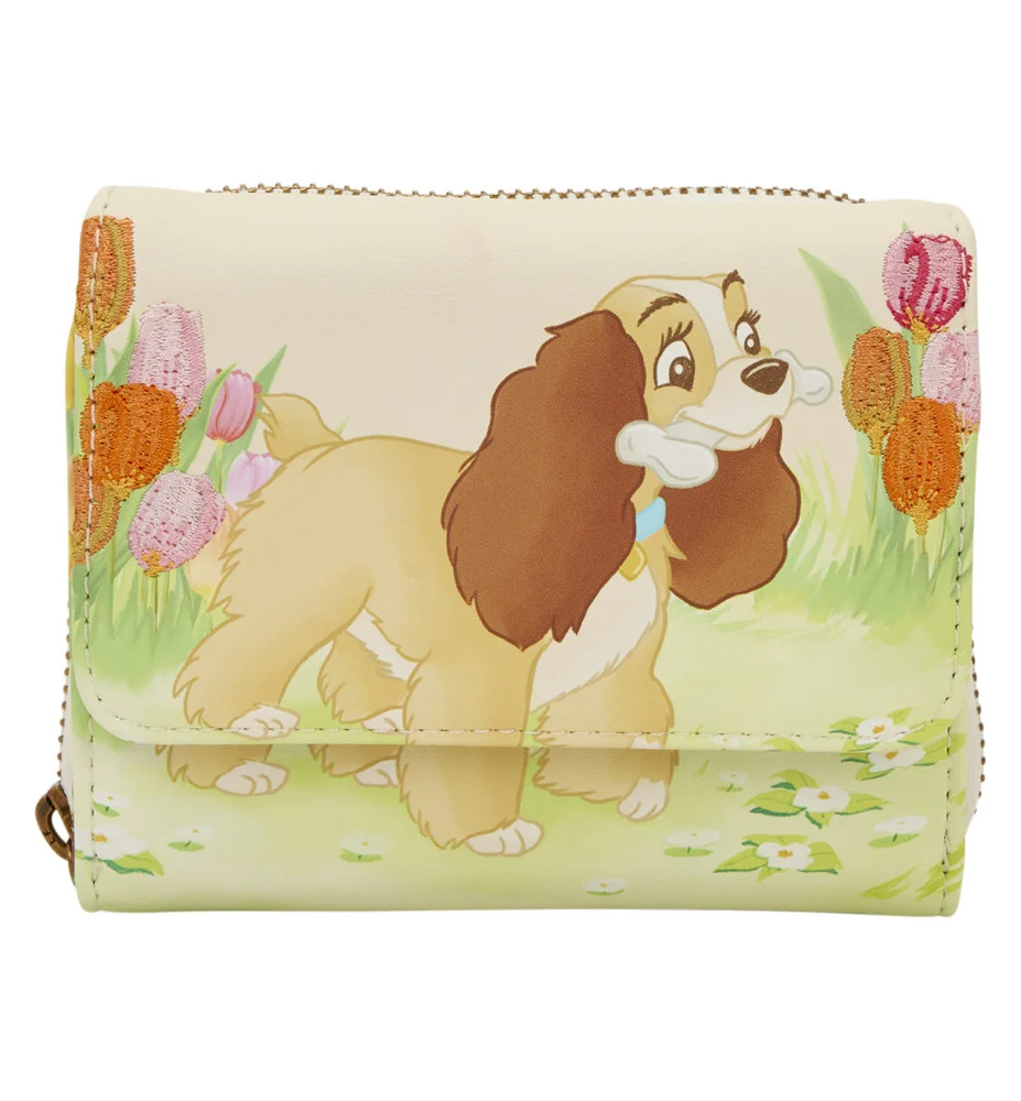 Loungefly Disney - Belle et le Clochard Pastel - Portefeuille Loungefly Disney - Belle et le Clochard Pastel - Portefeuille