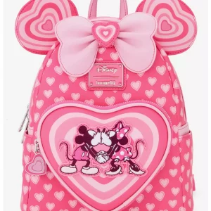 Loungefly Disney - Mickey & Minnie Heart Ears - Sac à dos