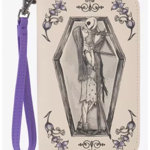 Loungefly l'étrange noël de Mr Jack - Jack & Sally Coffin Tech - Portefeuille Loungefly l'étrange noël de Mr Jack - Jack & Sally Coffin Tech - Portefeuille