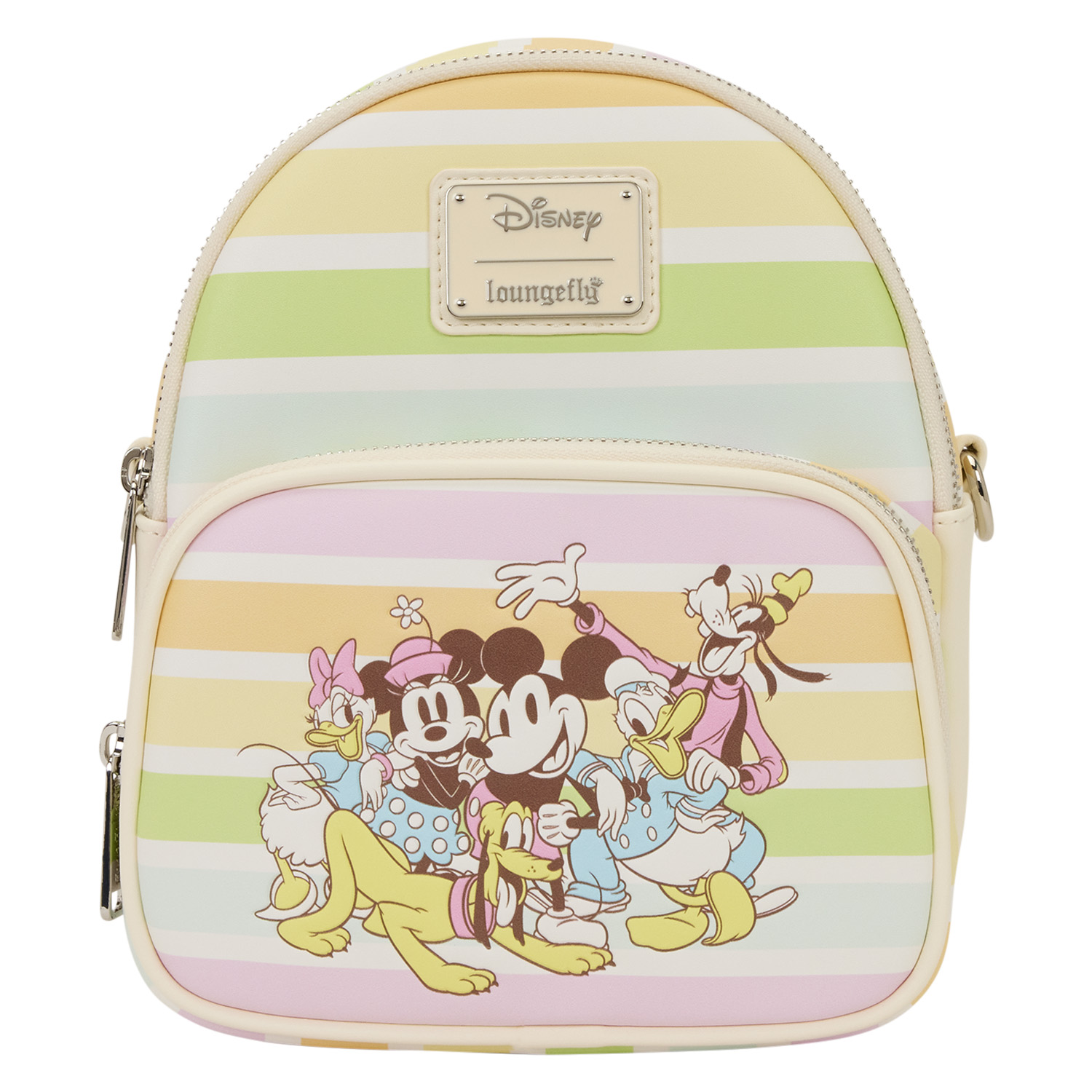 Loungefly Disney Mickey & friends - rainbow stripes - Sac à dos Loungefly Disney Mickey & friends - rainbow stripes - Sac à dos