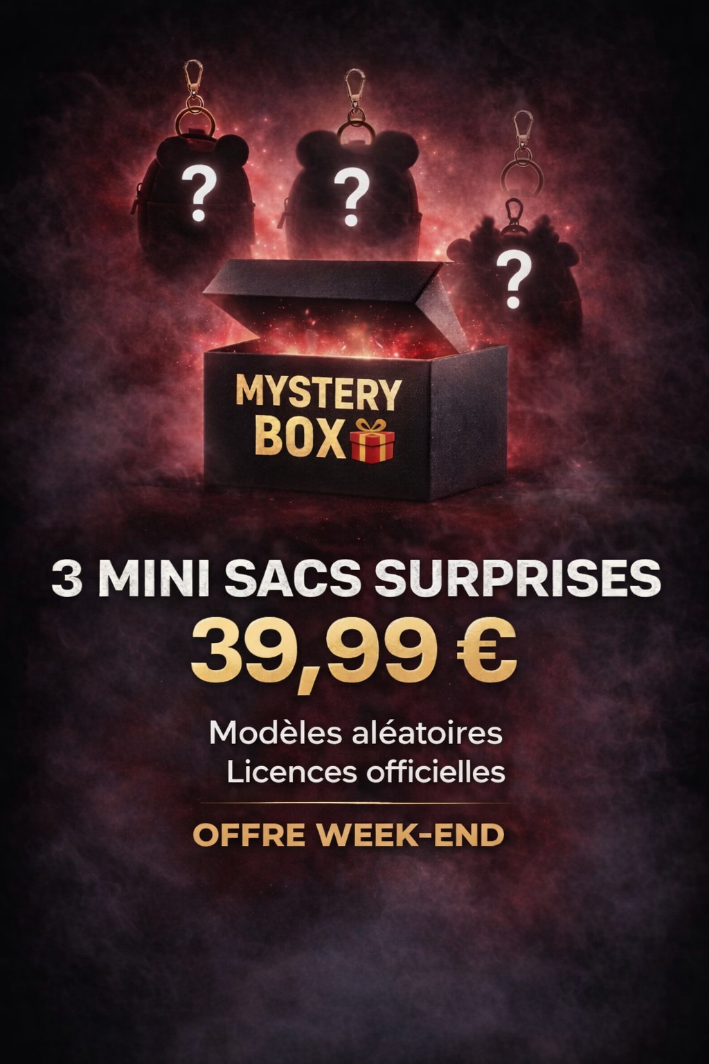 Box Surprise Loungefly – Mystery Mini Backpack Porte-clés Box Surprise Loungefly – Mystery Mini Backpack Porte-clés