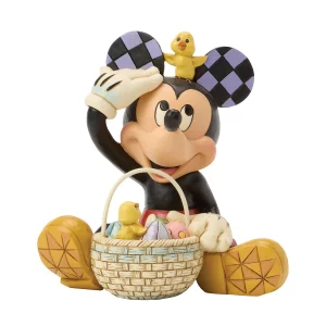 Figurine Mickey Panier Pâques - Disney Traditions
