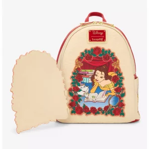 Loungefly Disney Beauty and the Beast - Belle Roses Magnetic Door - Sac à dos 2 Loungefly Disney Beauty and the Beast - Belle Roses Magnetic Door - Sac à dos