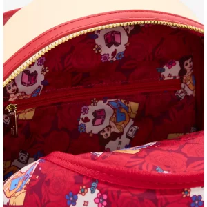Loungefly Disney Beauty and the Beast - Belle Roses Magnetic Door - Sac à dos 4