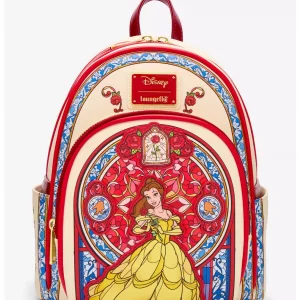 Loungefly Disney Beauty and the Beast - Belle Stained Glass Portrait - Sac à dos