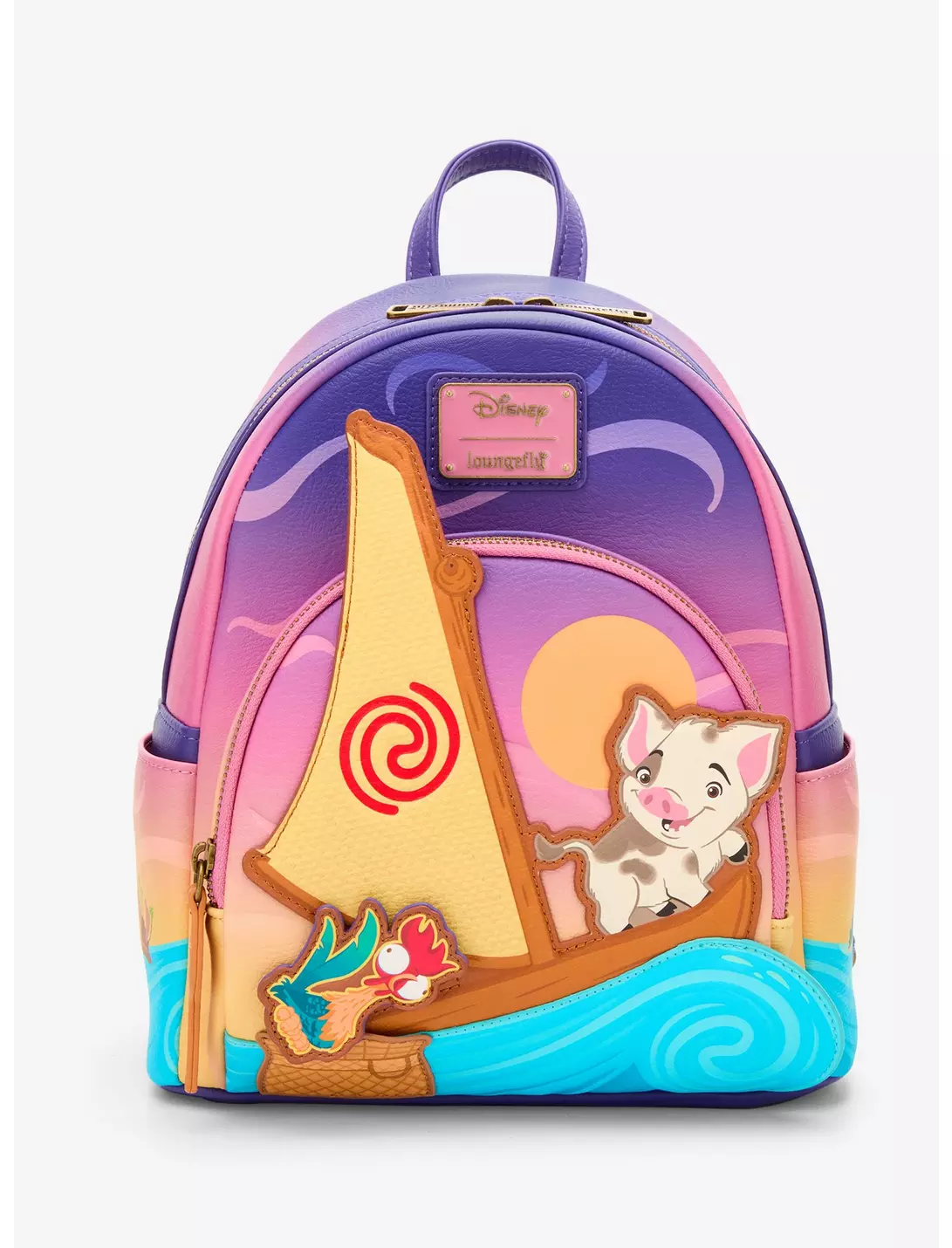 Loungefly Disney Moana - Pua & Hei Hei Boat - Sac à dos Loungefly Disney Moana - Pua & Hei Hei Boat - Sac à dos