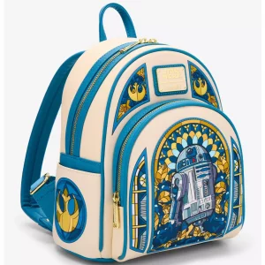 Loungefly Star Wars - R2-D2 Stained Glass Portrait - Sac à dos 2