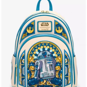 Loungefly Star Wars - R2-D2 Stained Glass Portrait - Sac à dos