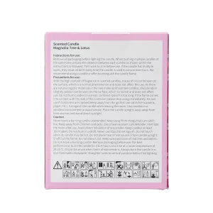 Bougie en verre Mulan (Magnolia & Lotus) - Disney Home Fragrance 2