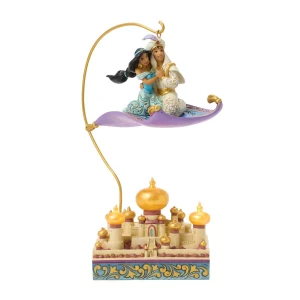 Figurine Aladdin et Jasmine Tapis Volant - Disney Traditions