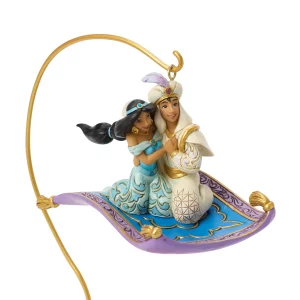 Figurine Aladdin et Jasmine Tapis Volant - Disney Traditions 4