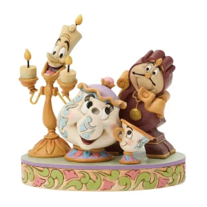 Figurine Lumière Mme Samovar Zip et Big Ben - Disney Traditions