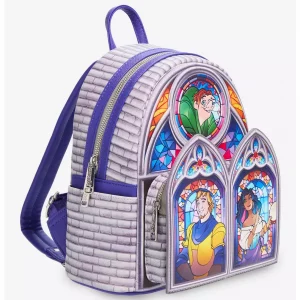 Loungefly Disney Le bossu de Notre Dame - Character Stained Glass Windows - Sac à dos 2 Loungefly Disney Le bossu de Notre Dame - Character Stained Glass Windows - Sac à dos