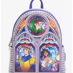 Loungefly Disney Le bossu de Notre Dame - Character Stained Glass Windows - Sac à dos