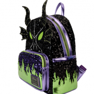 Loungefly Disney Malefique - Dragon Cosplay Sequin - Sac a dos 3 Loungefly Disney Malefique - Dragon Cosplay Sequin - Sac a dos