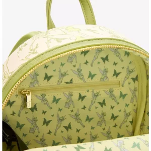 Loungefly Disney Peter Pan - Tinker Bell Floral Allover Print - Sac à dos 3 Loungefly Disney Peter Pan - Tinker Bell Floral Allover Print - Sac à dos