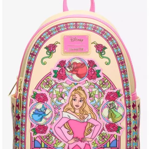 Loungefly Disney Sleeping Beauty Aurora - Stained Glass Portrait - Sac à dos