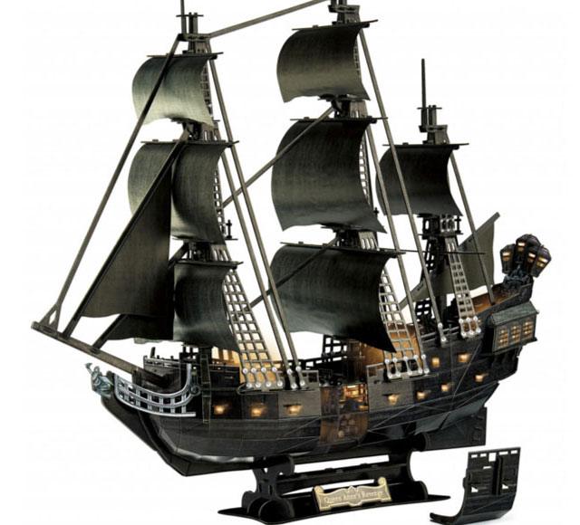 Pirates des Caraïbes - La Vengeance de Salazar - puzzle 3D Black Pearl LED Edition Pirates des Caraïbes - La Vengeance de Salazar - puzzle 3D Black Pearl LED Edition