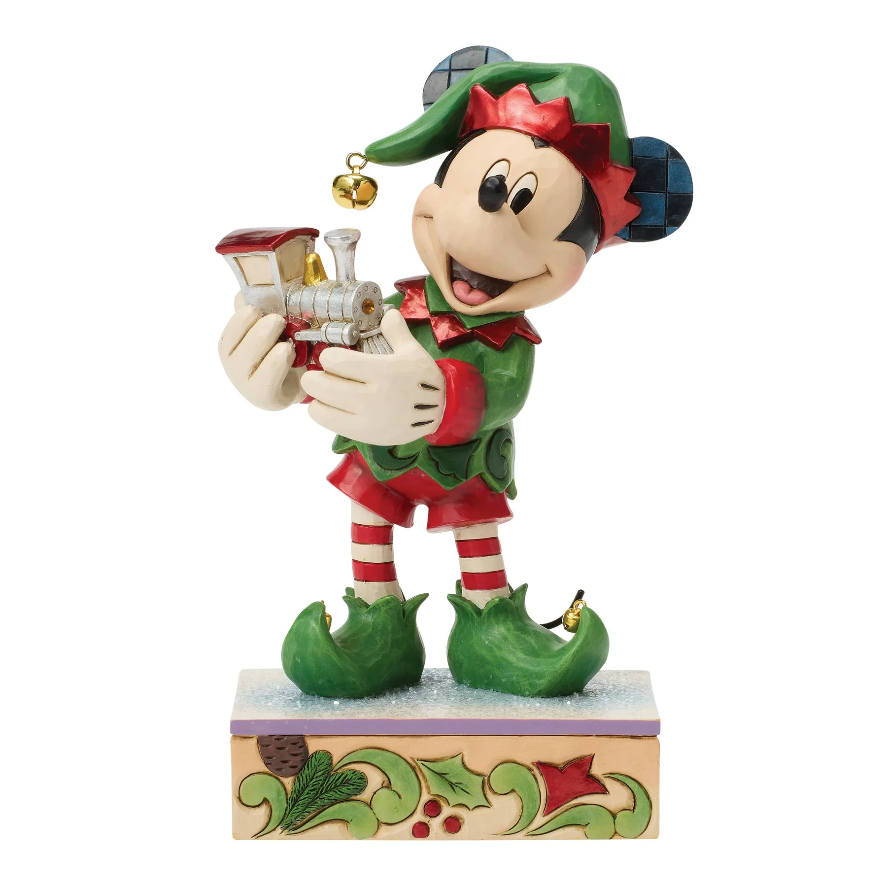 Figurine Mickey Elfe et son Petit Train (Édition Spéciale) - Disney Traditions Figurine Mickey Elfe et son Petit Train (Édition Spéciale) - Disney Traditions