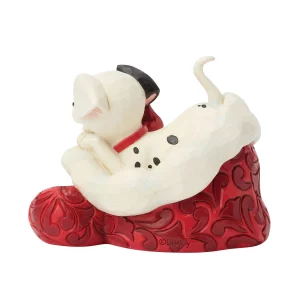 Figurine Mini Dalmatien Bonnet de Noël - Disney Traditions 1 Figurine Mini Dalmatien Bonnet de Noël - Disney Traditions