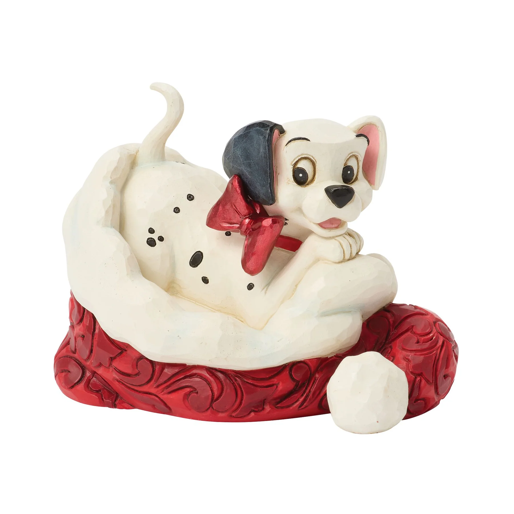 Figurine Mini Dalmatien Bonnet de Noël - Disney Traditions Figurine Mini Dalmatien Bonnet de Noël - Disney Traditions