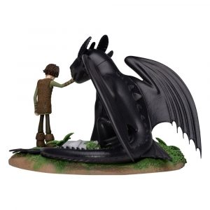Figurine Statuette Pvc Dragons - D-Stage Krokmou Et Harold 15 Cm