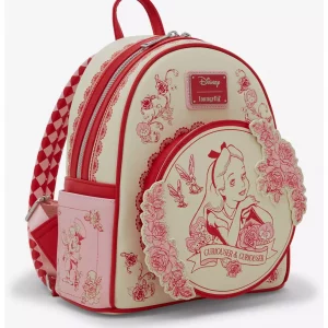 Loungefly Disney Alice in Wonderland - Tonal Alice Floral - Sac à dos 2 Loungefly Disney Alice in Wonderland - Tonal Alice Floral - Sac à dos