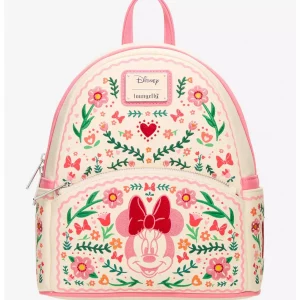 Loungefly Disney Minnie - Floral Embroidered - Sac à dos