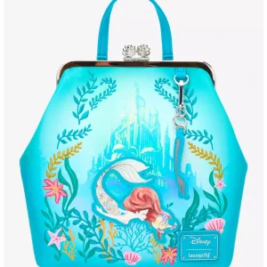 Loungefly Disney The Little Mermaid - Ariel Floral Kisslock - Sac à dos