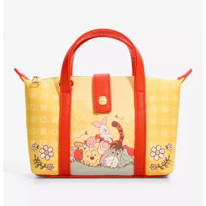 Loungefly Disney Winnie the Pooh - Floral Gingham - Sac à main