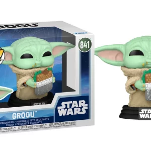 MANDALORIAN & GROGU - POP Star Wars N° 841 - Grogu With Food