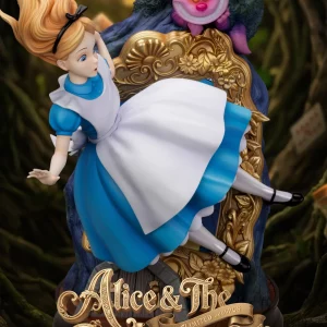 DISNEY - Alice & le Chat du Cheshire - Statuette Master Craft 40cm 3