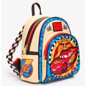 Loungefly Disney Cars - Lightning McQueen Stained Glass - Sac à dos 2 Loungefly Disney Cars - Lightning McQueen Stained Glass - Sac à dos