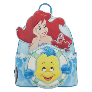 Loungefly Disney La petite sirène - Ariel Polochon & Sebastien - Sac à dos