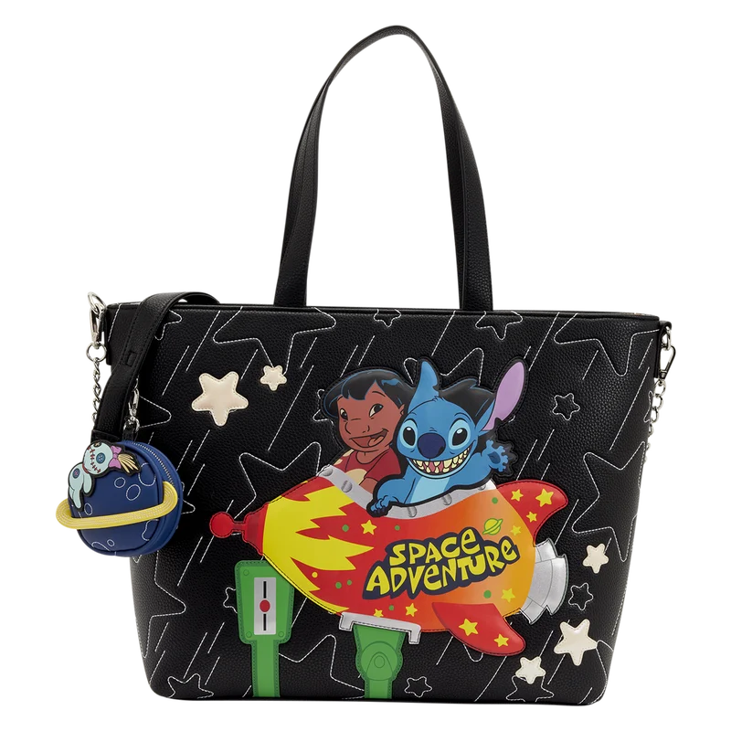 Loungefly Disney Lilo & Stitch - Space Adventure Glow - Tote Bag Loungefly Disney Lilo & Stitch - Space Adventure Glow - Tote Bag