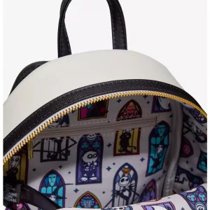 Loungefly Disney The Nightmare Before Christmas - Stained Glass - Sac à dos 3 Loungefly Disney The Nightmare Before Christmas - Stained Glass - Sac à dos