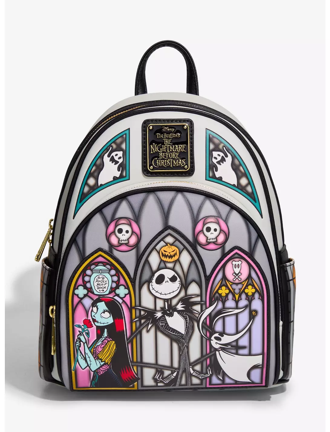 Loungefly Disney The Nightmare Before Christmas - Stained Glass - Sac à dos Loungefly Disney The Nightmare Before Christmas - Stained Glass - Sac à dos