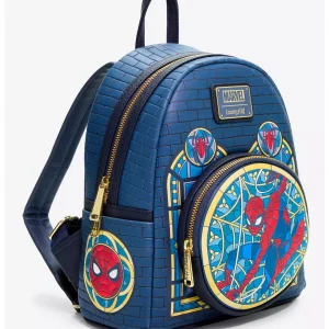 Loungefly Marvel Spider-Man - Stained Glass Portrait - Sac à dos 2 Loungefly Marvel Spider-Man - Stained Glass Portrait - Sac à dos