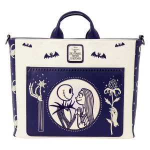 Loungefly Disney - Jack skellington & Sally night sky - Sac à dos convertible