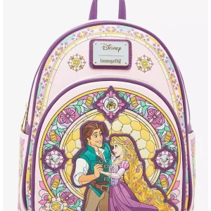Loungefly Disney Tangled - Stained Glass Rapunzel & Flynn - Sac à dos
