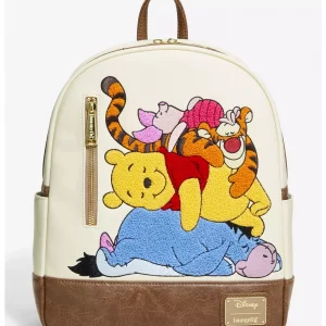 Loungefly Disney Winnie the Pooh & Friends - Chenille Embroidered - Sac à dos