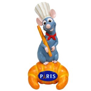 Figurine Remy sur croissant - Disney Ratatouille