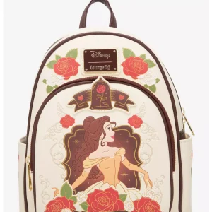 Loungefly Disney Beauty and The Beast - Belle Roses - Sac à dos