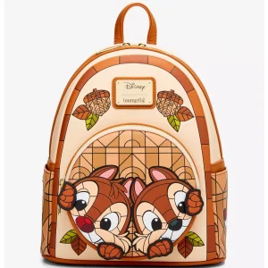 Loungefly Disney Chip & Dale - Stained Glass - Sac à dos